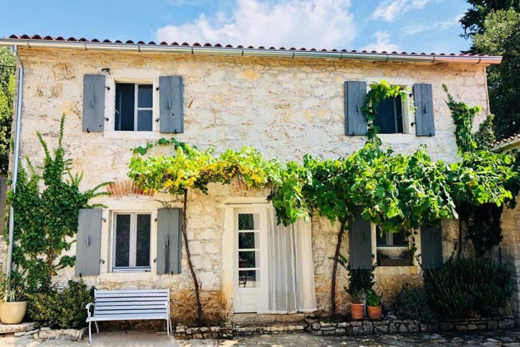 Ferienhaus Villa Alisia, Wunderschoenes Natursteinhaus Bei Porec, Istrien, Kroatien Vranje Selo Esterno foto