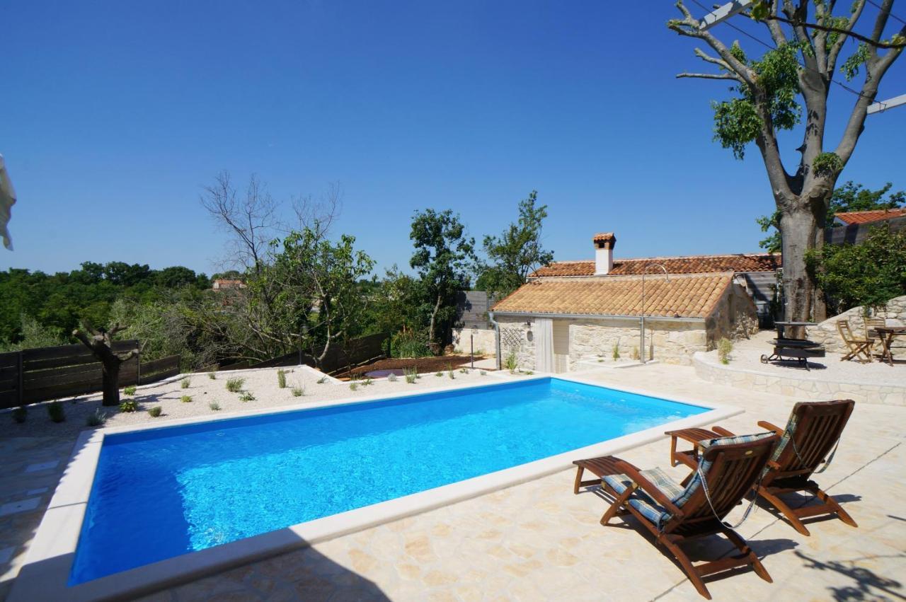 Ferienhaus Villa Alisia, Wunderschoenes Natursteinhaus Bei Porec, Istrien, Kroatien Vranje Selo Esterno foto