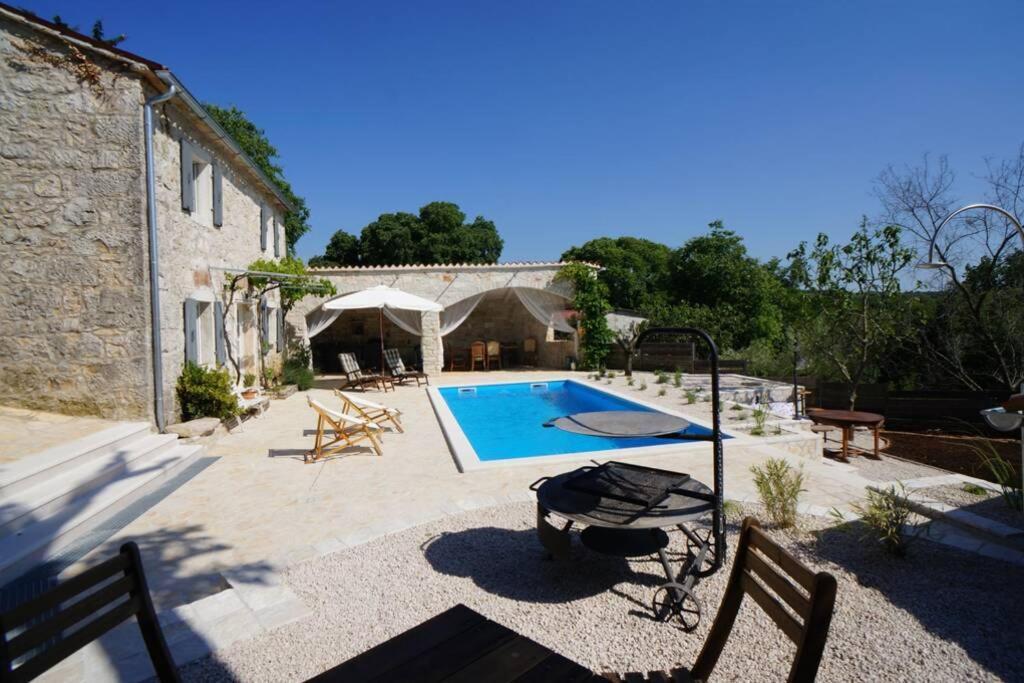 Ferienhaus Villa Alisia, Wunderschoenes Natursteinhaus Bei Porec, Istrien, Kroatien Vranje Selo Esterno foto