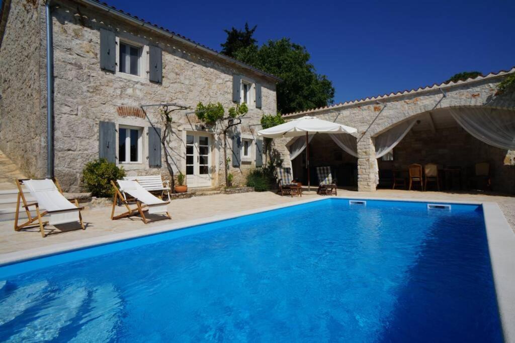 Ferienhaus Villa Alisia, Wunderschoenes Natursteinhaus Bei Porec, Istrien, Kroatien Vranje Selo Esterno foto